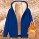thumbnail image 1 of pstuiky manga larga de hombre, Sudadera con capucha y cremallera de manga larga para hombre, color liso, con cordón ajustable camisetas de hombre s, 1 of 3