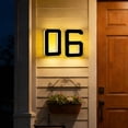 thumbnail image 5 of 1PCS Light Up Address Numbers LED for Outside, Backlit HouseNumbers, 2026 Waterproofs Address Numbers for Address Signs, Modern HouseNumber for Home Garage Shop, 5 of 9