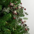 thumbnail image 2 of Northlight 30" Mixed Foliage with Berries and Pinecones Artificial Christmas Spray, 2 of 5