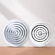 thumbnail image 2 of White Round Air Vent Louver Grille Cover Outlet Exhaust Vent Ducting Ventilation Air Vent Extract Valve Air Circulation, 2 of 10