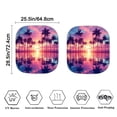 thumbnail image 3 of Binienty Palm Tree Car Window Shades 2 PCS Foldable Automotive Interior Accessories for Sun Protection Auto Sun Heat and UV Rays Blocker Car Interior Accessories for Sun Heat, 3 of 6