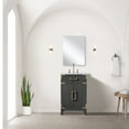thumbnail image 5 of Laurel 20 in W x 18 in D Black Oak Single Bath Vanity, Acrylic Top, and Faucet Set, 5 of 5