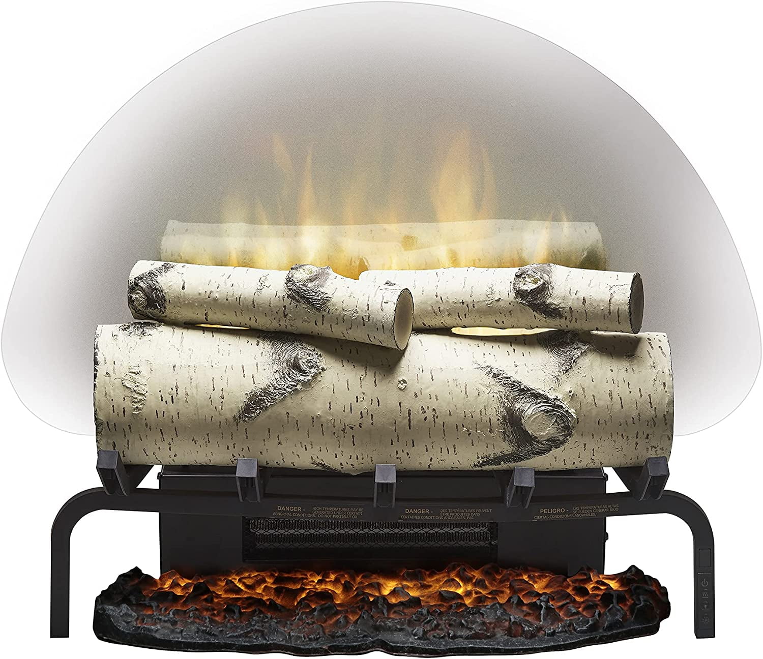 Dimplex Revillusion 20 inch Traditional Electric Birch Log Set - Black,  RLG20BR - Walmart.com