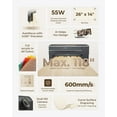 thumbnail image 3 of xTool P2S 55W CO2 Laser Cutter Versatile Bundle, with Riser Base, Conveyor Feeder, RA2 Pro Rotary, Dual Smart 16MP Cameras, Curved Surface Engraving, Smart Desktop CO2 Laser Engraver Machine, 3 of 9