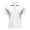 White, variant on AZoiNM Men's Corduroy Short Sleeve Shirt Half Zip Collared Casual Stretch Fit Tee