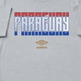 thumbnail image 2 of Umbro Men's Paraguay Stacked Soccer T Shirt (Grey Heather, S-XXXL), 2 of 4