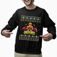 thumbnail image 2 of Christmas Sweatshirt, Gingershred Funny Christmas Sweatshirt, Muscular Gingerbread Ugly Holiday Jumper, Festive Gym Lover Gift for Weightlifters & Fitness Fans, 2 of 5