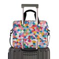 thumbnail image 2 of FORMRS 16" Laptop Bag Carrying Sleeve Case with Handle Travel Shoulder Briefcase, Yellow Colorful Circles, 2 of 8