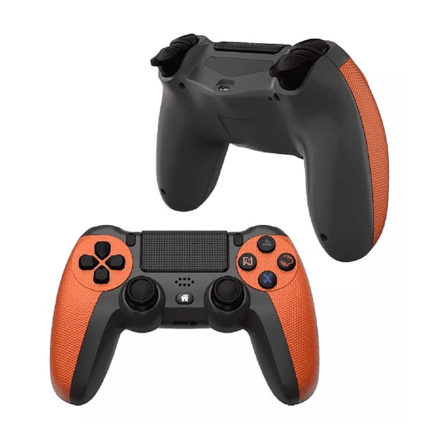 Control Inalámbrico Mando Compatible Con Para Play Station 4 naranja negro