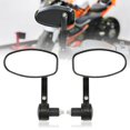thumbnail image 2 of Motorcycles Handlebar End Adjustable Rearview Reflector Convex For 7/8" 22mm End Electric Vehicle 2pcs, 2 of 13