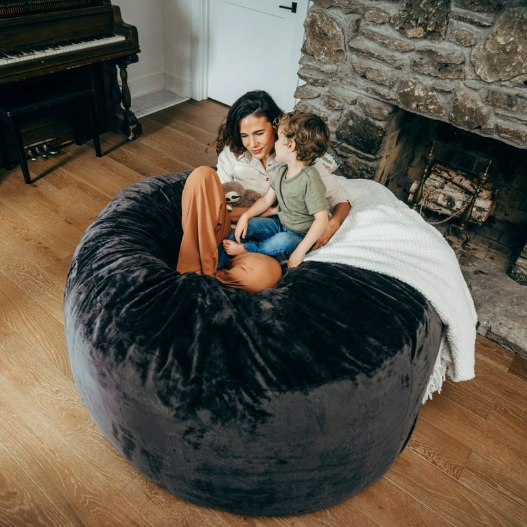 Ultimate Sack 6000: Big 6ft Bean Bag Chair, Foam Filled, Machine