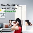 thumbnail image 2 of Empoderamiento de la belleza: espejo plegable de 360°, natural y suave con ángulos de visión cómodos, adecuado para cualquier ocasión para sus necesidades de cuidado personal, 2 of 5