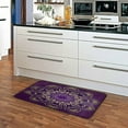 thumbnail image 5 of GZHJMY Kitchen Rugs,Romantic Purple Non Slip Washable Cushioned Carpets Polyester AntiFatigue Comfort Porch Floor Mat Doormat Christmas Decoration, 39"x20", 5 of 7