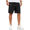 Black, variant on COOFANDY Mens Casual Linen Shorts Elastic Waist Drawstring Loose Fit Summer Beach Vacation Shorts with Pockets