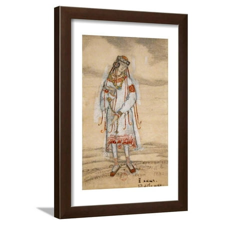Costume Design for the Ballet the Rite of Spring (Le Sacre Du Printemp), 1912 Framed Print Wall Art By Nicholas