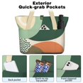 thumbnail image 2 of Tote Bag for Women - Boho Abstract Art Shoulder Bag - Large Utility Work Duffle Bag with Zipper Handbag for Travel, Work, Sprots, 2 of 5