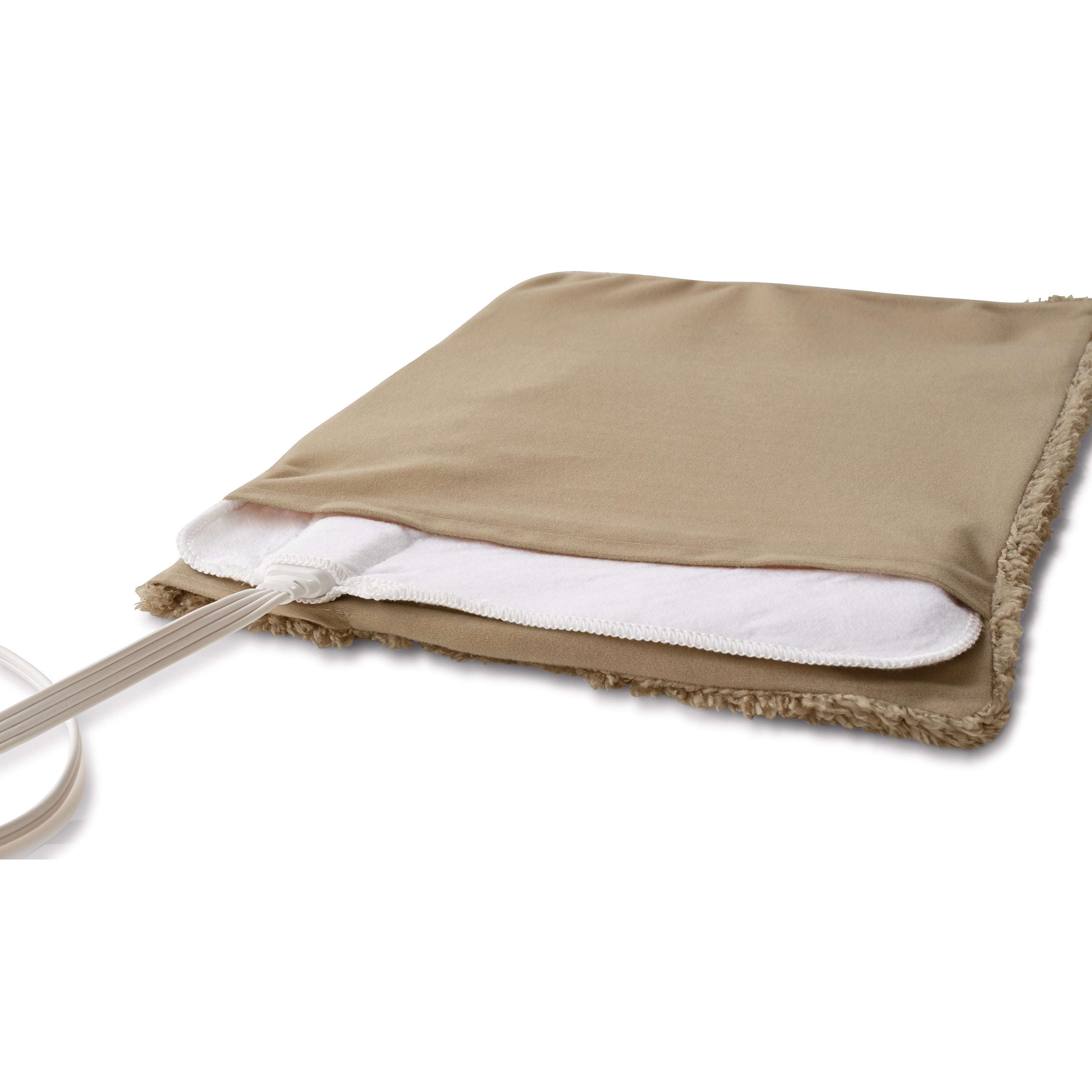 Sunbeam Heating Pad for Muscle and Stress Pain Reliefwith Compact Storage, Standard Size