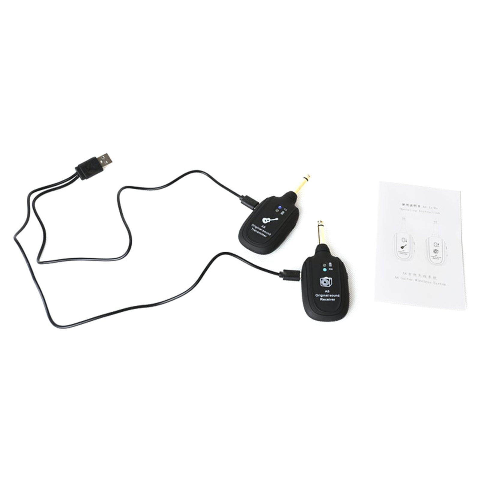 20Hz-20kHz A8 Guitar Wireless Transmission Instrument Audio Transmitter Receiver