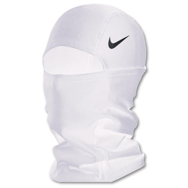 Pasamontañas con capucha Nike PRO Hyperwarm Hydropull, unisex, color blanco