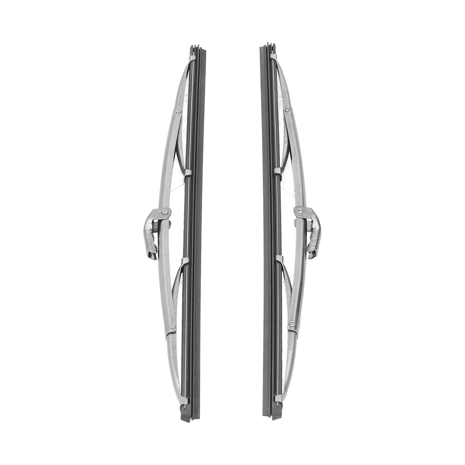 Windshield Wiper Blade, Front Wiper Blade Set Polished Silver Universal Sunproof 30.48cm/12in  for Car