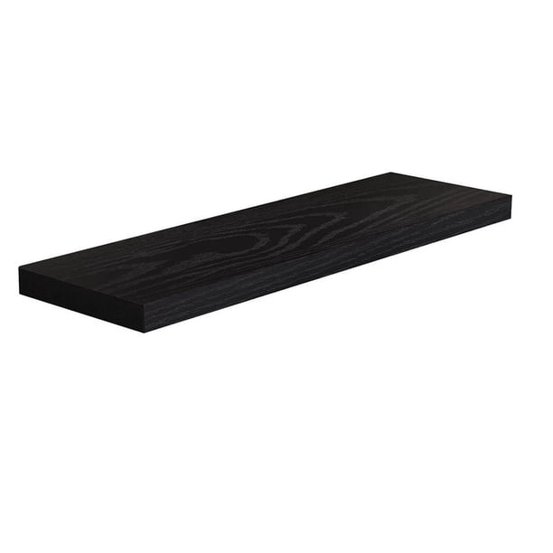 Estantes Flotantes para Pared, Estante de Pared Madera de 16 Pulgadas para Decoración de Habitaciones, Almacenamiento, Exhibición, para Dormitorio, Baño, Sala de Estar, Cocina, B