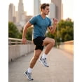 thumbnail image 6 of 5 Pack Men's Dry Fit V Neck Workout T Shirts Athletic Gym Fitness Tees, 6 of 7