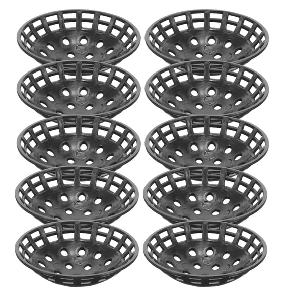 Huaq 10pcs Plant Pot Hole Mesh Pads Garden Flowerpot Mesh Mats Bowl Shape Planter Pads
