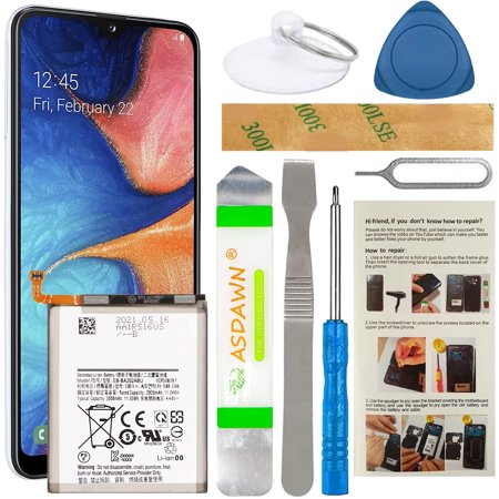 EB-BA202ABU y 3000mAh for Samsung Galaxy A10e SM-A102U SM-A102U1, Galaxy A20e SM-A202F/DS, Galaxy A20e Dual