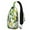 White-2, variant on Crossbody Sling Backpack for Women Men Yellow Lemon Shoulder Sling Crossbody Casual Chest Bag for Travel Sports Running Hiking