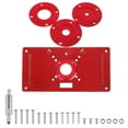 thumbnail image 6 of Worgeous 1 Set Router Base Plate Woodworking Trimming Machine Insert Plate Router Plate, 6 of 8