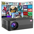 thumbnail image 1 of Salange 1080p Decodificación y HD, Proyector Bluetooth WiFi 6 de 3500 ANSI Lumenes, Pantalla LCD, Adaptación de Pantalla, Proyector Inteligente Trapezoidal Electrónico con Enfoque Automático, 1 of 9