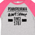 thumbnail image 4 of Inktastic Pennsylvania Awesome Since 1787 Boys or Girls Toddler T-Shirt, 4 of 5