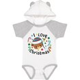 thumbnail image 3 of Inktastic I Love Christmas- cute teddy bear Boys or Girls Baby Bodysuit, 3 of 5