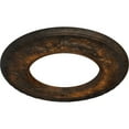 thumbnail image 3 of Ekena Millwork 13 1/4"OD x 7 1/8"ID x 7/8"P Salem Ceiling Medallion (Fits Canopies up to 7 1/8"), Hand-Painted Rust, 3 of 5