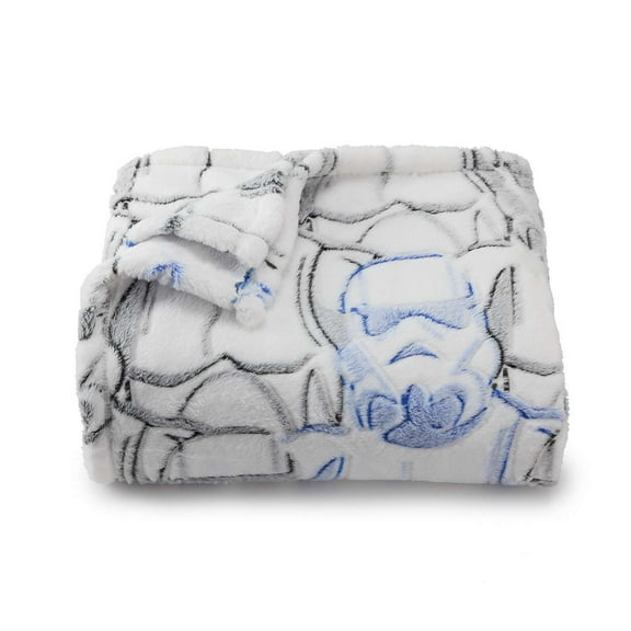 Star Wars Stormtrooper Plush Throw Blanket 60"W x 72"L
