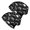 Dinosaur and Bone Black Pattern, variant on Dinosaur and Floral Black Pattern 2 Pack Slouchy Beanie Hat, Warm Winter Skull Cap with Stretchy Fabric & Soft Texture, Stretchy Polyester Gifts for Unisex Men Women