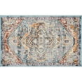 thumbnail image 3 of 2x3 Traditional Denim Small Area Rug, Throw Mat for Indoor Entry | Ideal for Kitchen or Bathroom Rugs 2' x 3', 3 of 7