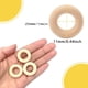 thumbnail image 4 of 450 Piezas 25 mm / 1 Pulgada Anillo Artesanal de Madera Anillos de Madera Sin Terminar Conectores Circulares de Madera para Proyectos de Bricolaje, 4 of 5