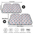 thumbnail image 3 of Balery American Gnomes Print Car Windshield Sun Shade,Windshield Sunshade for Car Pickup Truck SUV Accessories-Medium, 3 of 7