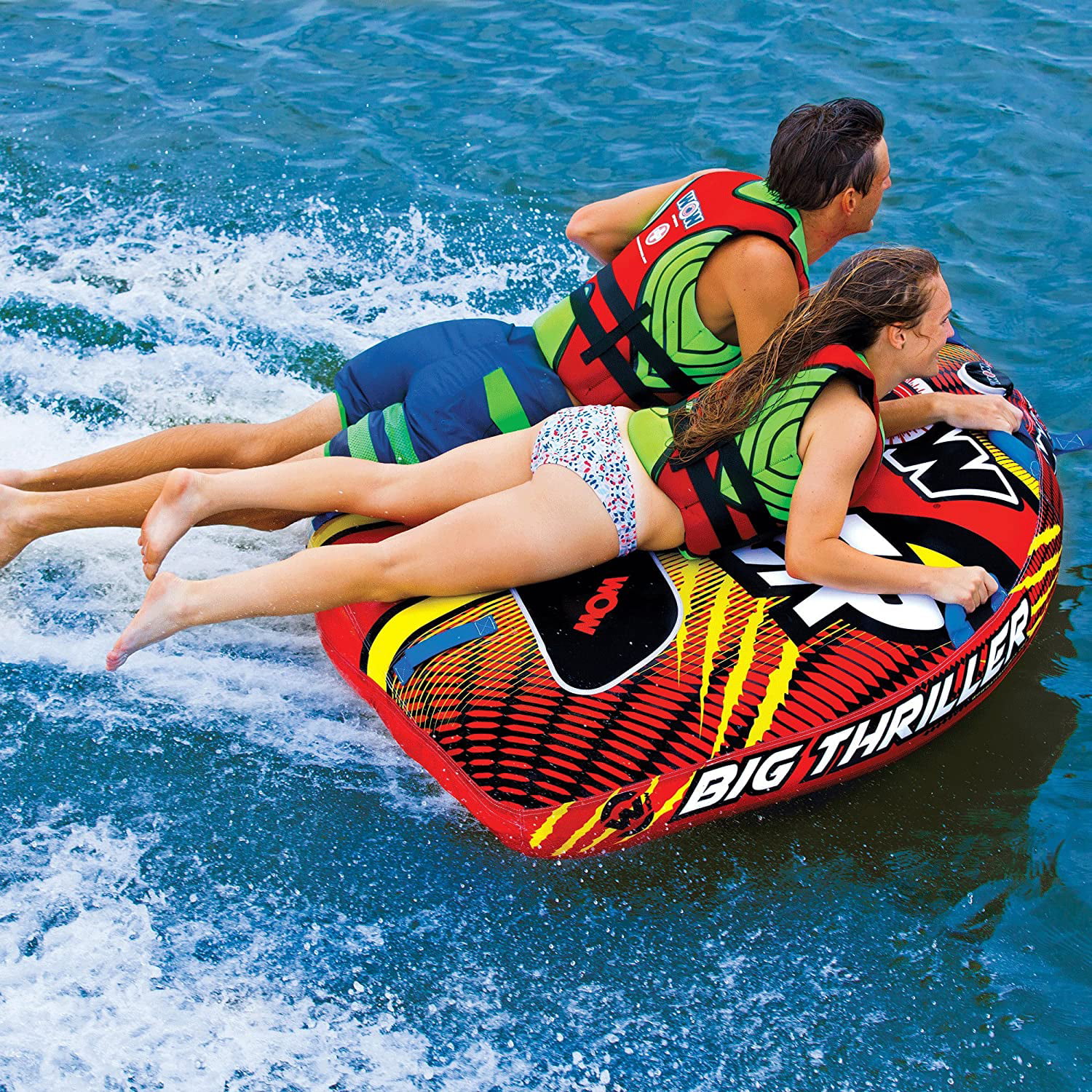 Details about   Watersports Thriller Deck Tube,Towable Tube Inflatable Boat Tube for Boating