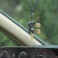 thumbnail image 4 of BLNVKOP Car Accessory Must Haves Car Pendant Sandalwood Deer Car Rearview Mirror Cute Car Interior Car Pendant Decoration, 4 of 6
