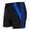 Blue, variant on Fashion Mens Swim Trunks Hot Spring Plus Size Anti-awkward Adult Solid Color Swimming Shorts,Red