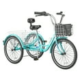 thumbnail image 2 of MOONCOOL Adult Tricycle 7 Speed, Three Wheel Bikes for Seniors, Adults, Teenagers, 20/24/26-Inch Wheels, Cargo Basket, Multiple Colors, 2 of 11