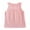 Pink, variant on Pejock Little Boys' Girls' Short-Sleeve T-Shirt Tops Candy Color Cotton Linen Tank Tops Toddler Baby Crewneck Tees Vest, 3M-4Years