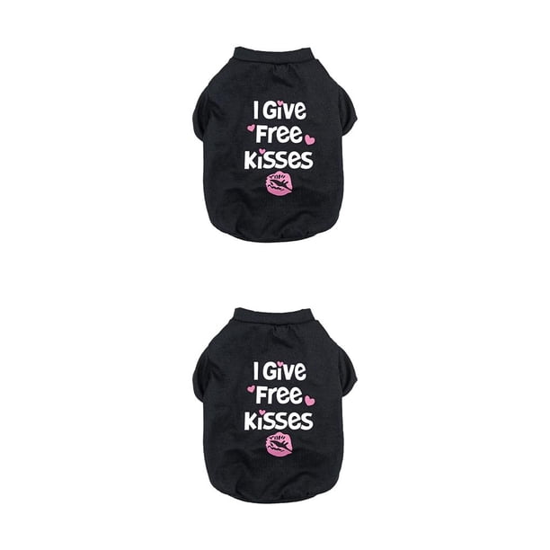 Greeniant Ropa para Mascotas Abrigos Chaqueta para Perros Multicolor Llamativo Lavable Multi-tamaño Cachorro Jersey Chaleco Negro XS 2piezas