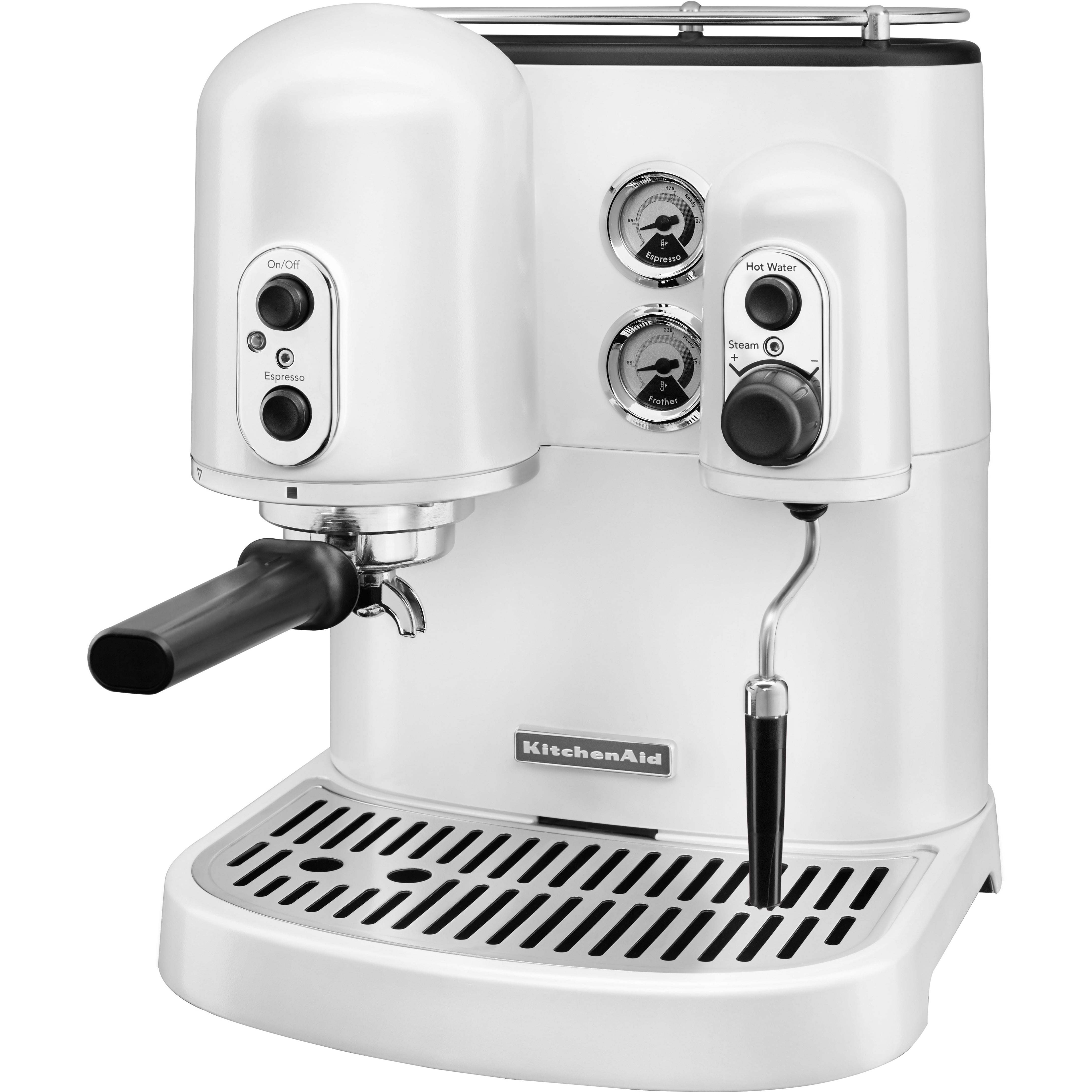 KitchenAid KES2102ER Pro Line Series 7 1/2 cup Espresso Coffee Maker w/  Milk Frother, Red