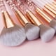 thumbnail image 5 of Juego de brochas de maquillaje, 10 piezas, brochas de maquillaje profesionales, mango de cristal, cerdas sintéticas de primera calidad, polvos, rubor, corrector, 5 of 8