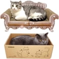 thumbnail image 1 of Sofá Cat Scratcher Bed miwoowim Kitty con caja para rascar y almohadilla, 1 of 6