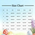thumbnail image 3 of ClodeEU Women's Easter Day 3/4 Sleeve Shirts ,Cute Easter Graphic Tee ,Colorful Spring Casual Blouses Tops White^,Womens Plus XXL, 3 of 6