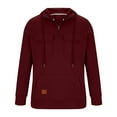thumbnail image 4 of XQYLOS Boys Cropped Hooded Jacket with Zipper, Fle𝖾ce Pullover Sweatshirt Long Sleeve Cotton Soft Warm Coat, Casual Oversized Pockets Tops for Everyday Wear, 4 of 6